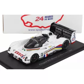   Spark - PEUGEOT 905 EVO1B 3.5L V10 TEAM PEUGEOT TALBOT SPORT N 3 WINNER 24h LE MANS 1993 GEOFF BRABHAM - CHRISTOPHE BOUCHUT - ERIC HELARY WHITE BLACK
