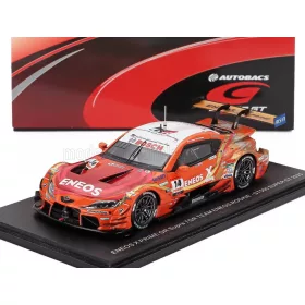   Spark - TOYOTA GR SUPRA TEAM ENEOS ROOKIE N 14 GT500 CLASS SUPER GT 2025 KAZUYA OSHIMA - NIREI FUKUZUMI ORANGE RED WHITE