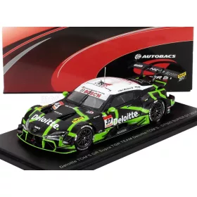   Spark - TOYOTA SUPRA GR TEAM TGR DELOITTE TOM'S N 37 GT500 CLASS SUPER GT 2025 UKYO SASAHARA - GIUL-IANO ALESI GREEN BLACK WHITE