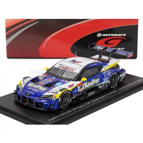   Spark - TOYOTA SUPRA GR TEAM KEEPER CERUMO N 38 GT500 CLASS SUPER GT 2025 HIROAKI ISHIURA - TOSHIKI OYU BLUE BLACK WHITE