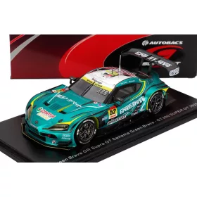   Spark - TOYOTA SUPRA GR TEAM SAITANA GREEN BRAVE N 52 GT300 CLASS SUPER GT 2025 HIROKI YOSHIDA - SEITA NONAKA GREEN MET SILVER