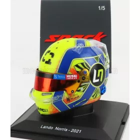   Spark - BELL HELMET F1  CASCO HELMET MCL35 RENAULT TEAM MCLAREN N 4 SEASON 2021 LANDO NORRIS YELLOW BLACK