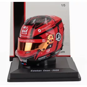   Spark - BELL HELMET  CASCO HELMET F1 ESTEBAN OCON TEAM MONEYGRAM HAAS N 31 SEASON 2025  RED BLACK