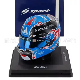   Spark - BELL HELMET  CASCO HELMET F1 ALEX ALBON TEAM ATLASSIAN WILLIAMS RACING N 23 CHINA GP 2025  BLUE BLACK