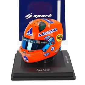  Spark - BELL HELMET  CASCO HELMET F1 ALEX ALBON TEAM ATLASSIAN WILLIAMS RACING N 23 MIAMI GP 2025  ORANGE