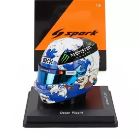   Spark - BELL HELMET  CASCO HELMET F1 OSCAR PIASTRI TEAM MCLAREN N 81 3rd JAPAN GP 2025  BLUE WHITE