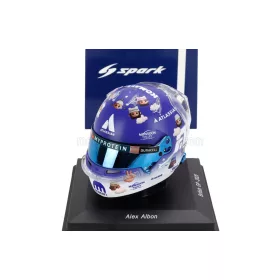  Spark - BELL HELMET  CASCO HELMET F1 ALEX ALBON TEAM ATLASSIAN WILLIAMS RACING N 23 BRITISH GP 2025  BLUE WHITE
