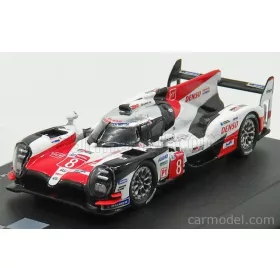   Spark-Model - Toyota Ts050 Hybrid 2.4L Turbo V6 Team Toyota Gazoo Racing N 8 Winner 24H Le Mans 2018 F.Alonso - S.Buemi - K.Nakajima White Red Black