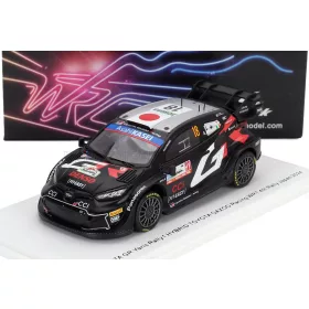   Spark - TOYOTA YARIS GR RALLY1 HYBRID TEAM TOYOTA GAZOO RACING WRT N 18 4th RALLY JAPAN 2024 TAKAMOTO KATSUTA - AARON JOHNSTON BLACK WHITE