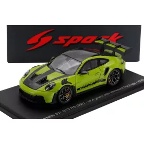   Spark - PORSCHE 911 992 GT3 RS WEISSACH PACKAGE COUPE 2023 GREEN BLACK
