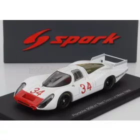   Spark - PORSCHE 908LH 3.0L TEST 24h LE MANS 1968 ROLF STOMMELEN WHITE RED