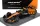 Spark - McLAREN F1  MCL39 TEAM MCLAREN N 4 WORLD CHAMPION WINNER HUNGARIAN GP (WITH PIT BOARD 200 MCLAREN F1 GP WINS) 2025 LANDO NORRIS ORANGE CHROME BLACK