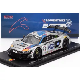   Spark - AUDI R8 LMS GT3 EVO II 5.2L V10 TEAM SAINTELOC RACING N 26 24h SPA 2024 ALBAN VARUTTI - GILLES STADSBADER - IVAN KLYMENKO - MARKUS PAVERUD SILVER BLUE RED