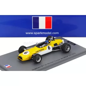   Spark - BRABHAM F3  BT28 N 6 WINNER ACIF 1970 MIKE BEUTTLER YELLOW WHITE