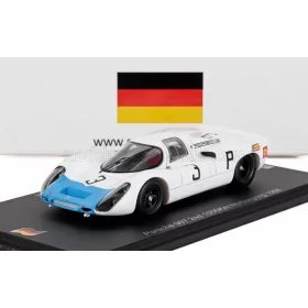   Spark - PORSCHE 907H TEAM PORSCHE N 3 3rd 1000km NURBURGRING 1968 HANS HERRMANN - ROLF STOMMELEN WHITE BLUE