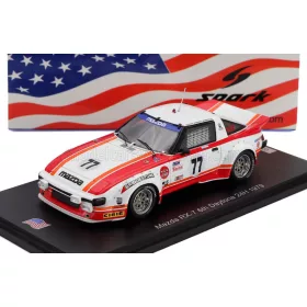  Spark - MAZDA RX-7 N 77 24h DAYTONA 1979 WALT BOHREN - AMOS JOHNSON - ROGER MANDEVILLE WHITE RED
