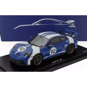   Spark - PORSCHE 911 992-2 GT3 N 92 COUPE VELOCITY DESIGN 2025 WITH SHOWCASE BLUE WHITE