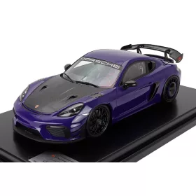   Spark - PORSCHE 718 (982) CAYMAN GT4 RS MANTHEY KIT 2024 WITH SHOWCASE ULTRAVIOLET PURPLE BLACK