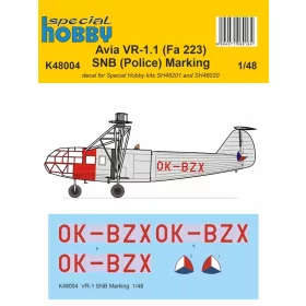 Special Hobby - VR-1 SNB Marking Decal 1/48