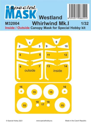 Special Hobby - Westland Whirlwind Mk.I Inside/Outside MASK