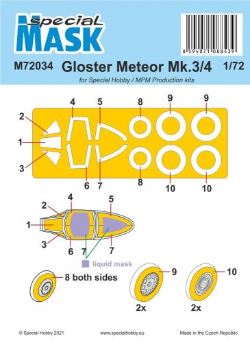 Special Hobby - Gloster Meteor Mk.3/4 MASK