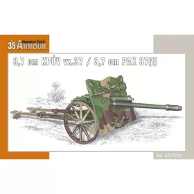   Special Hobby - Kanon 3 7cm KPUV vz.37 (3 7cm PAK 37(t) harcjármű makett