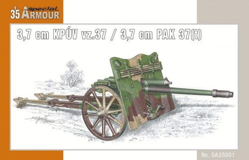 Special Hobby - Kanon 3,7cm KPUV vz.37 (3,7cm PAK 37(t)