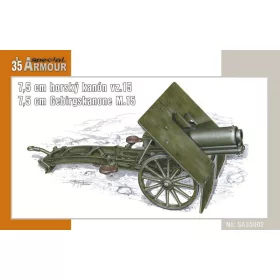   Special Hobby - 7 5cm horsky kanon vz.15(7 5cm Gebirskan M.15 / 7 5 cm) harcjármű makett