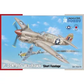 Special Hobby - P-40K-1/5 Warhawk repülő makett