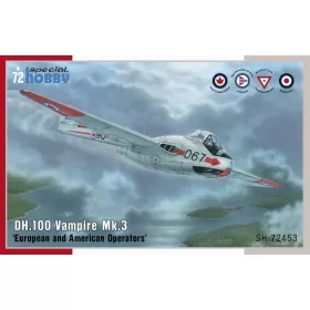  Special Hobby - DH.100 Vampire Mk.3 European and American Operators repülő makett