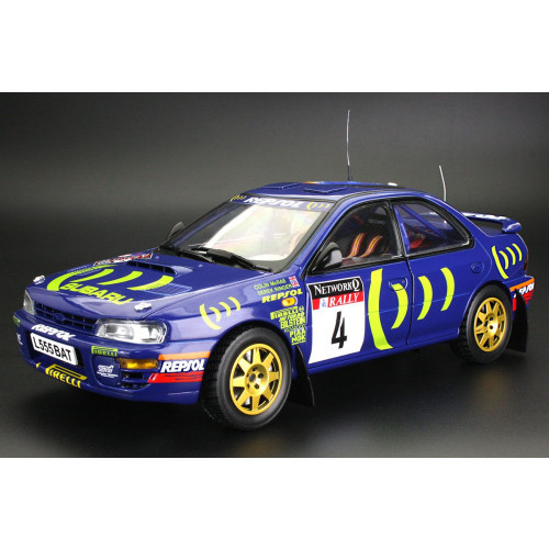 Sunstar - 1:18 Subaru Impreza 555 - #4 Colin Mcrae - Derek Ringer - Winner Network Q Rac Rally 1995