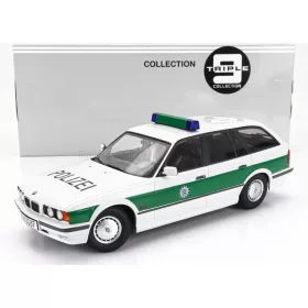   TRIPLE9 - BMW 5-SERIES TOURING (E34) SW STATION WAGON POLIZEI 1996 WHITE GREEN