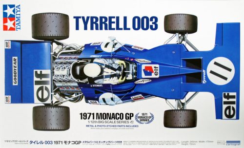 Tamiya - Tyrrell 003 1971 Monaco Gp W/Photo-Etched Parts