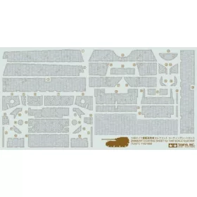 Tamiya - ZIMMERIT COATING SHEET FOR ELEFANT TANK