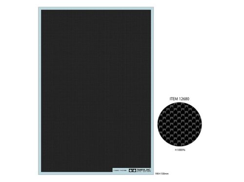 Tamiya - Carbon Pattern Decal (Plain Weave/Extra Fine)