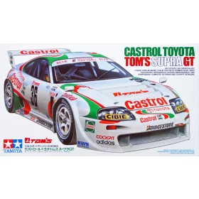 Tamiya - Castrol Toyota Tom s Supra GT autó makett