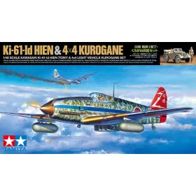   Tamiya - KAWASAKI KI-61-ID HIEN (TONY) & 4x4 LIGHT VEHICLE KORUGANE SET