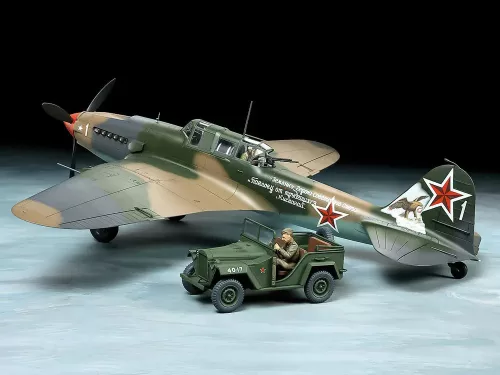 Tamiya - Ilyushin IL-2 Shturmovik and GAZ-67B Set