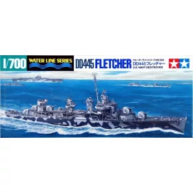Tamiya DD-445 Fletcher haj  modell - 1:700 hajó makett