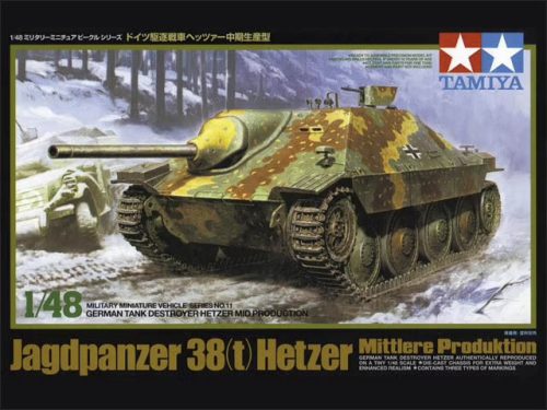 Tamiya - Hetzer Tank Destroyer Mid Prod