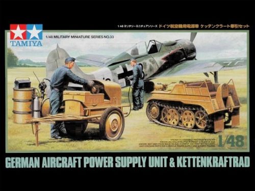 Tamiya - German Aircraft Power Supply Unit- 3 figures