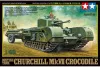 Tamiya - British Tank Churchill Mk.VII - Crocodile - 1 Figure tank makett