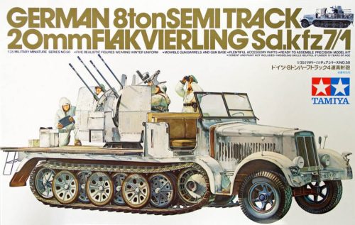 Tamiya - German 8 ton Semi Track 2cm Flakvierling 38 Sd.Kfz 7/1