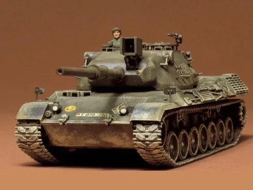 Tamiya - German Leopard Medium Tank Kit - CA164 tank makett