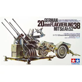Tamiya - German 2cm Flackvierling 38 harcjármű makett