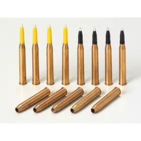 Tamiya - King T iger Brass 88mm Projectiles