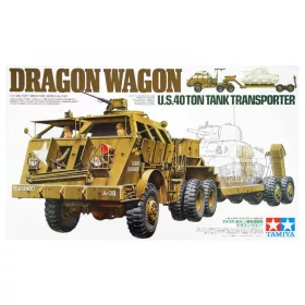 Tamiya - U.S. 40 Ton Tank Transporte - Dragon Wagon