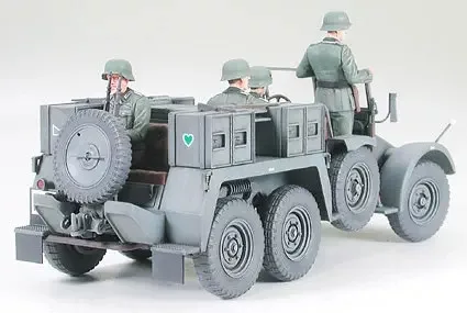 Tamiya - Krupp Towing Truck with 37mm Pak harcjármű makett