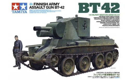 Tamiya - Finnish Army Assault Gun BT -42 - 1 figure