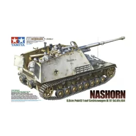   Tamiya - Nashorn 8.8cm Pak43/1 auf Geschutzwagen III/IV - 4 figures